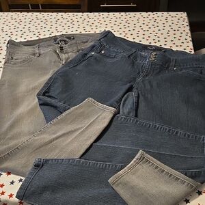 Torrid Gray and Blue Women Jeans Jeggings